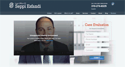 Desktop Screenshot of esfandilawfirm.com